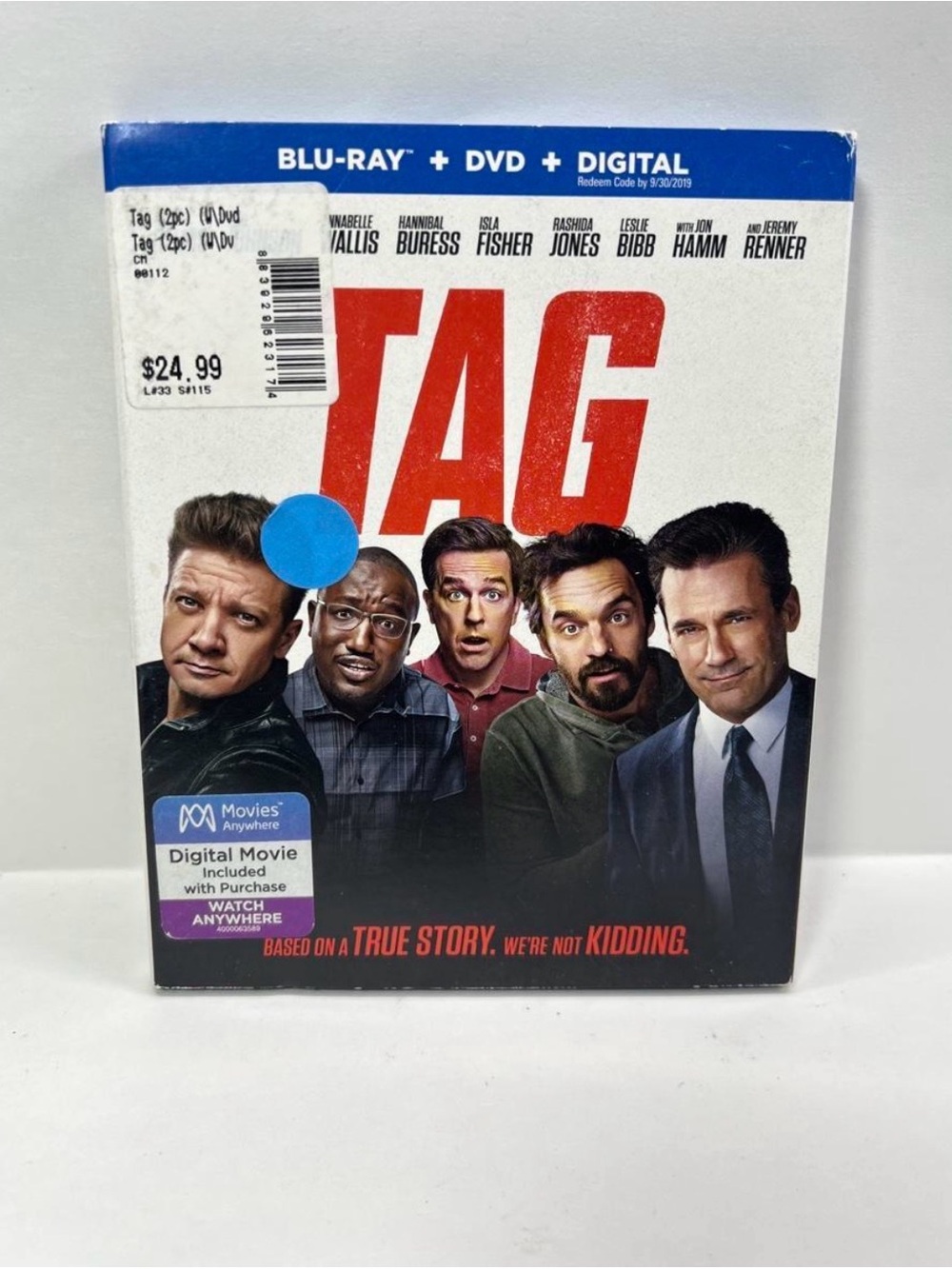 Tag (2018) Blu-ray + DVD with Slipcover